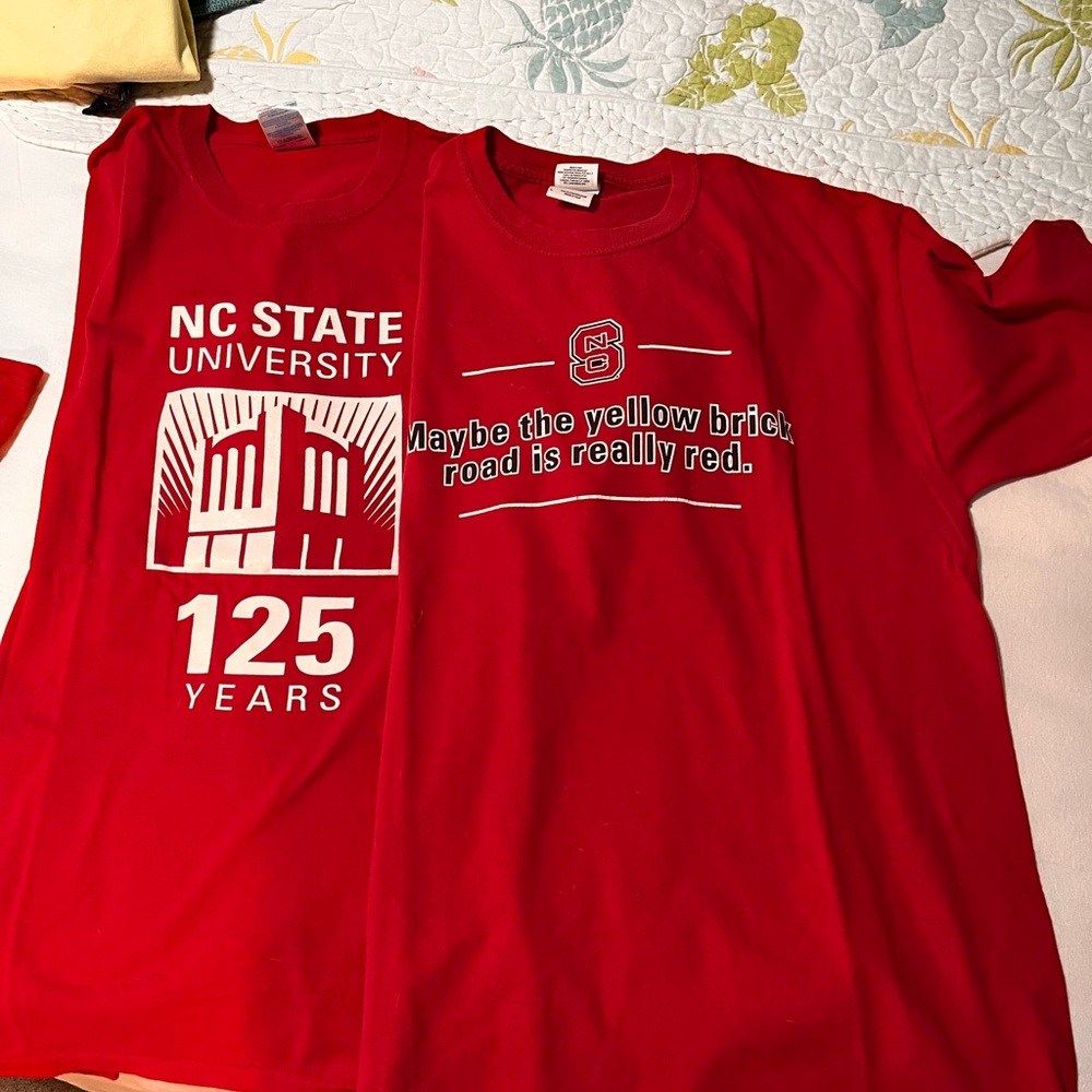 NCSU, NC State Vintage 125 Anniversary tee shirts EUC - Picture 2 of 4